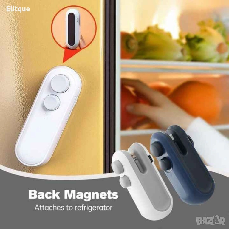 Мини машина за запечатване на храни – Компактна и лесно преносима, снимка 1