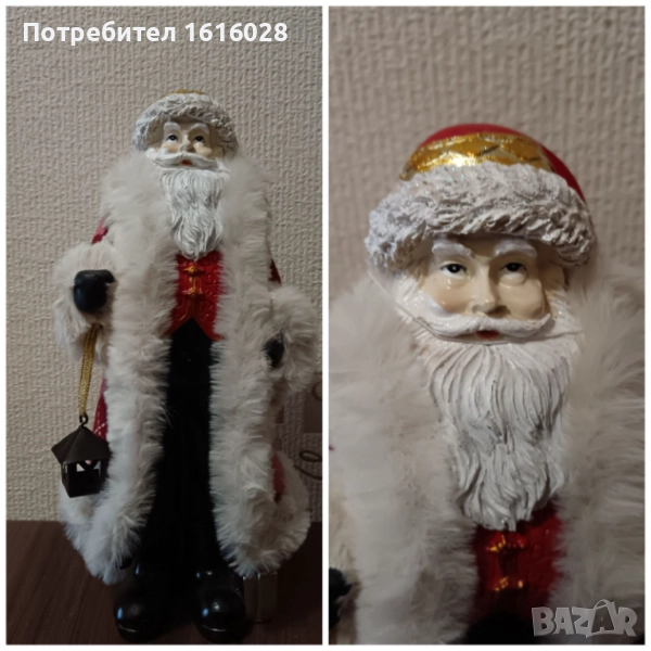 Фигура дядо Коледа 30 см., снимка 1