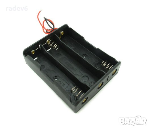 Гнездо за батерии 18650 модел 3x18650, снимка 1