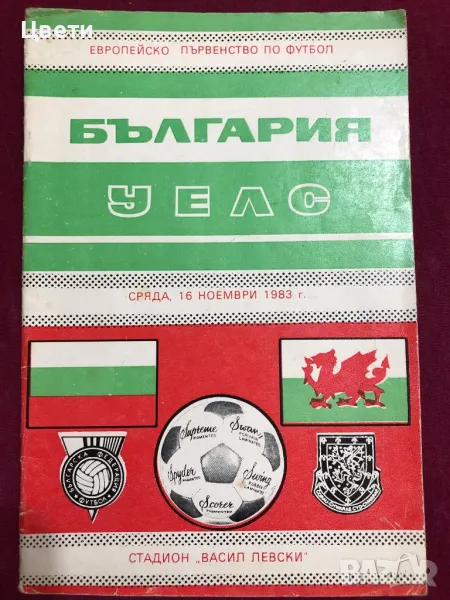Футбол България Уелс програма , снимка 1