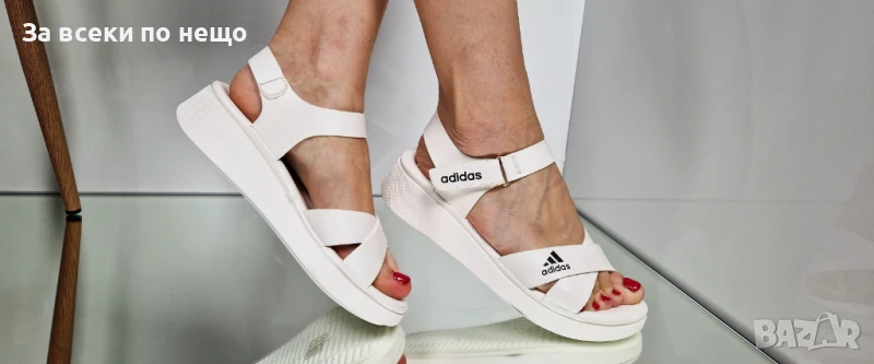 Adidas Дамски Бели Сандали Адидас от 36 до 41 номер Код P733, снимка 1