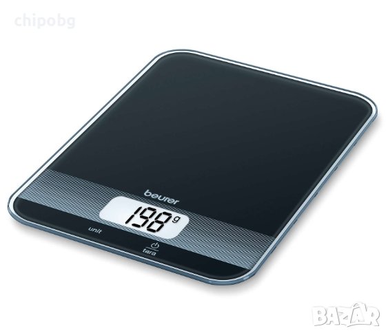 Везна, Beurer KS 19 black kitchen scale; 5 kg / 1 g, снимка 1