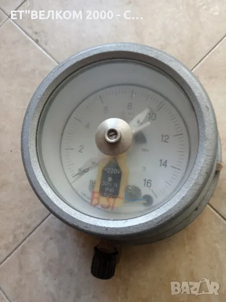взривозащитен контактен манометър, снимка 1