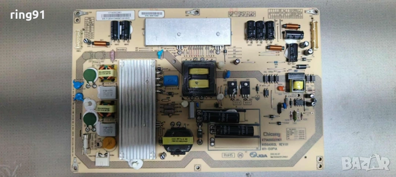 Захранване - V71A00022901 N150A002L N11-150P1A REV:01 TV Toshiba 40TL938, снимка 1