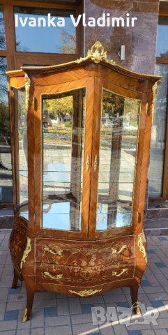 Италианска барокова витрина , снимка 10 - Секции и витрини - 38440428