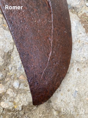 Стара ръчно кована мотика, снимка 11 - Антикварни и старинни предмети - 40604979