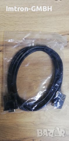 Сериен кабел RS232 DB9- 1,8 м., снимка 4 - Кабели и адаптери - 36809738
