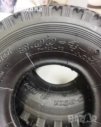 Гуми комплект 3.00-4 (260х85) 2PR, снимка 3 - Части за велосипеди - 49650187
