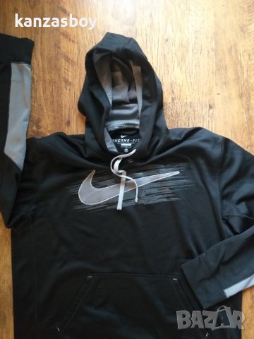 nike therma fit - страхотно мъжко горнище УГОЛЕМЕНО L, снимка 2 - Спортни дрехи, екипи - 44130384