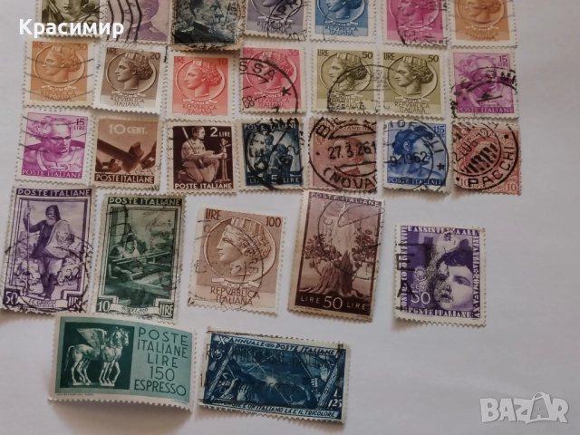 ПОЩЕНСКИ марки Италия , снимка 7 - Филателия - 52935448