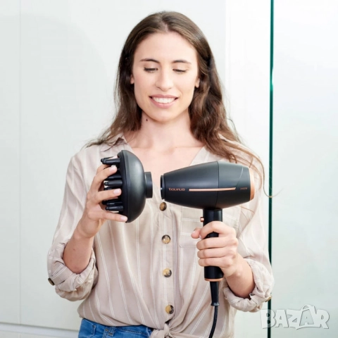 Професионален йонен сешоар Taurus Ionic Care 2400W – 2 скорости, 3 степени топлина, снимка 2 - Сешоари - 51922600