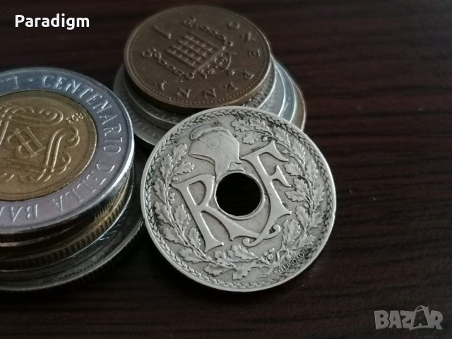 Mонета - Франция - 25 сентима | 1918г., снимка 2 - Нумизматика и бонистика - 35106504