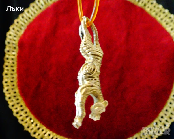 Бронзов медальон,фигура Тигър. 