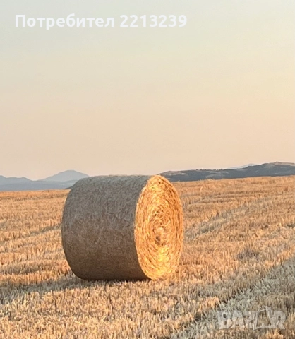 Рулонни бали слама 