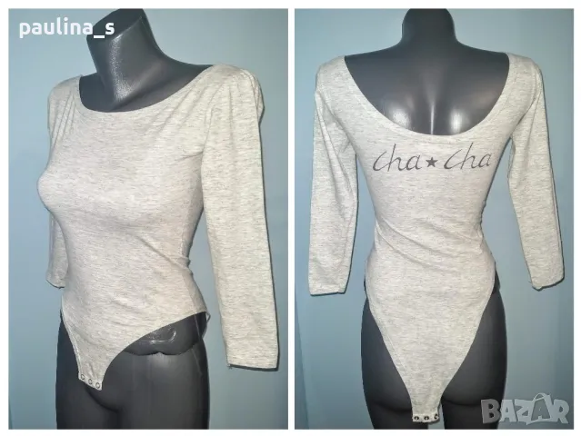 Четири броя / Памучно еластично боди / голям размер , снимка 12 - Блузи с дълъг ръкав и пуловери - 28332488