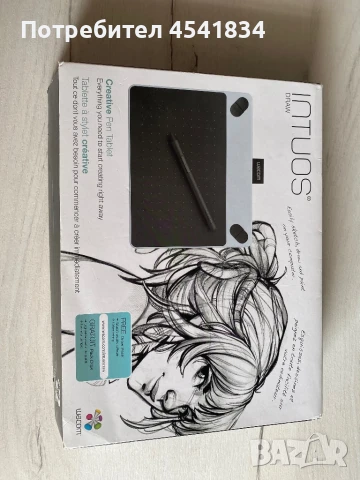 Wacom Intuos Pen CTL‑490 (Small White) — чисто нов таблет