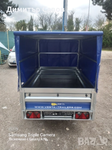 Туристическо, самосвално ремарке VESTA LIGHT 17 с брезент и шпригли, снимка 10 - Ремаркета - 52212198