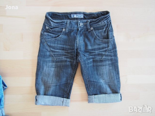 Къси дънкови панталонки ХС, снимка 4 - Дънки - 26256818