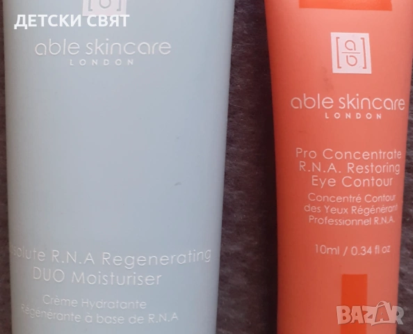 Нов комплект кремове за лице ABLE Skincare, снимка 2 - Козметика за лице - 53487386