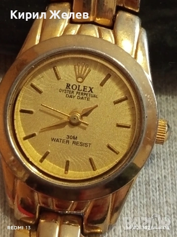 Марков дамски часовник ROLEX OYSTER PERPETUAL красив стилен дизайн 51846