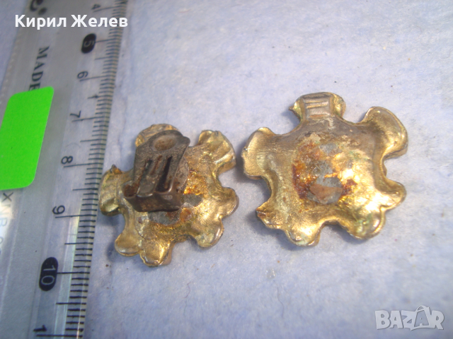 СТАРИННИ ЦВЕТЯ - ПОЗЛАТЕНИ РЕТРО ОБЕЦИ ФЛОРАЛНИ КЛИПС за КОЛЕКЦИЯ РЕСТАВРАЦИЯ МАТЕРИАЛ 31961, снимка 4 - Антикварни и старинни предмети - 36520365