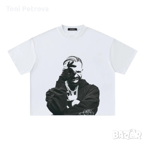 График тениски с рапъри, снимка 5 - Тениски - 52630499