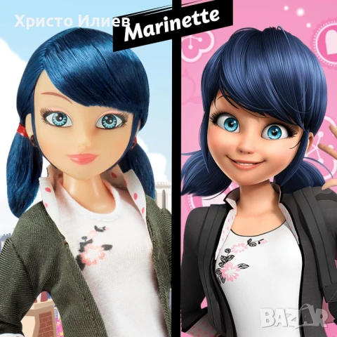 Калинката и Котарака Фигура Герой Marinette Miraculous кукла Маринет 26 см Чудотворна калинка, снимка 6 - Кукли - 50766205