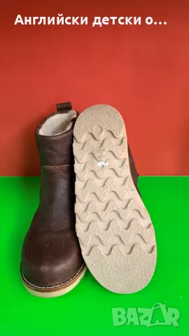 Английски детски боти естествена кожа, снимка 9 - Детски боти и ботуши - 48771226