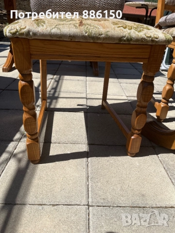 Трапезна маса със шест стола, снимка 11 - Маси - 52018076