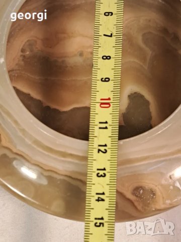 каменна бонбониера бижутерка от оникс  19/4, снимка 7 - Колиета, медальони, синджири - 49167736