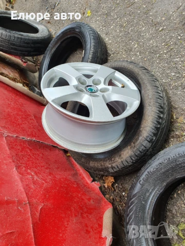 Джанти за Шкода 5x100x6J14ет43, снимка 3 - Гуми и джанти - 50815106