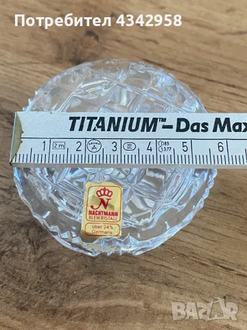 Vintage. Nachtmann.Кристална кутия за бижута., снимка 5 - Декорация за дома - 49358517