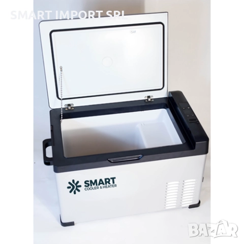 Хладилник за автомобил с компресор Smart Cooler 30L, 12/24 V, с LCD дисплей и Bluetooth, снимка 2 - Хладилни чанти - 51858854