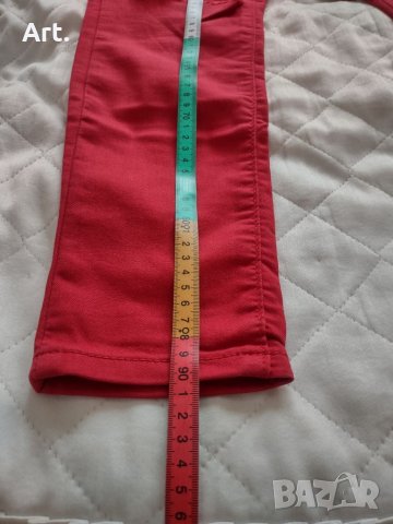 Червен панталон , снимка 4 - Панталони - 37308511