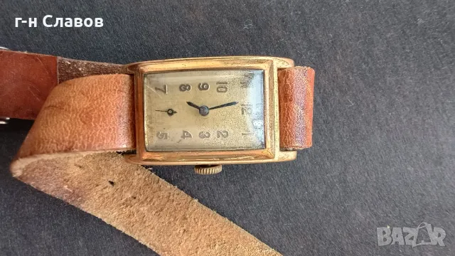 Art deco - Gold plated 20 мик. около 1930 година!, снимка 4 - Мъжки - 47518339