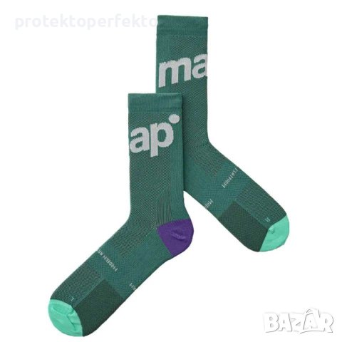 Чорапи за колоездене MAAP - цветни, бели, черени, червени, зелени, сини, лилави, сиви, снимка 5 - Велосипеди - 43506414