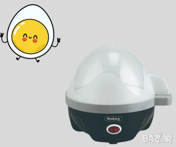 Яйцеварка Rosberg, 350W, снимка 2 - Друга електроника - 52098961