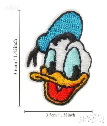 Мечо Пух Мики Маус Мини Маус Доналд Дейзи апликация нашивка за дреха дрехи самозалепваща лепенка, снимка 3 - Други - 50354181