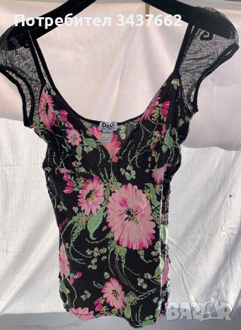 Топ  цветя Dolche &Gabana 