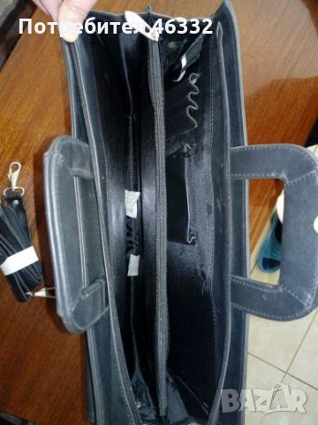 Чанта кожена Falcon, снимка 3 - Чанти - 28541902