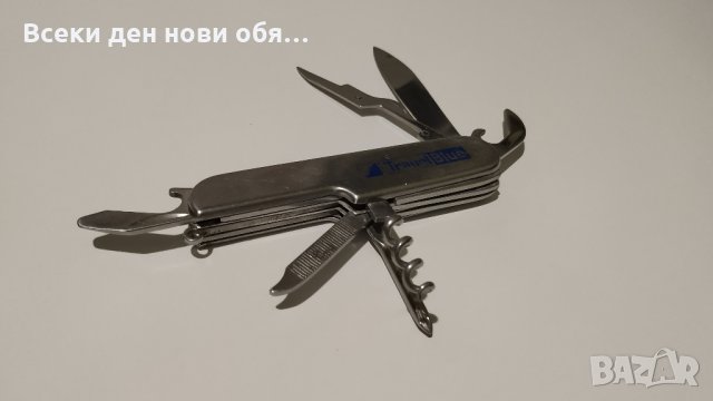 Джобен нож Travel Blue , снимка 8 - Ножове - 28564007