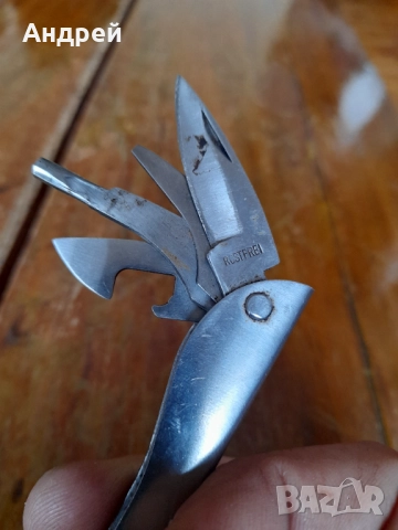 Стар многофункционален джобен нож Rostfrei, снимка 8 - Други ценни предмети - 52309442