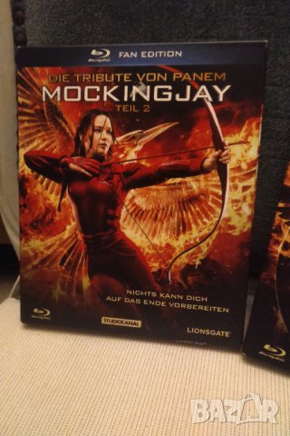 The Hunger Games Mockingjay 1,2 DVD ОРИГИНАЛНИ, снимка 3 - DVD дискове - 44088795