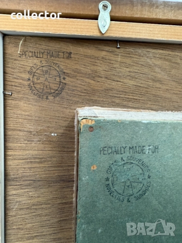 Ръчно изработена картина / музайка от полускъпоценни камъни. №7546, снимка 8 - Антикварни и старинни предмети - 52219975