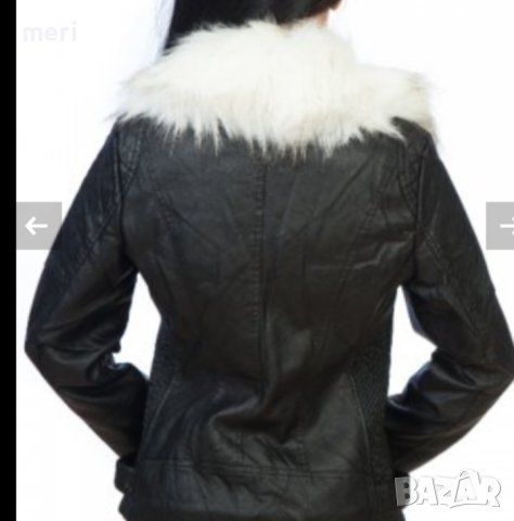 ПОДАРЪК, кожена ека от зайче, ако се закупи палто от другите ми обяви , снимка 1 - Палта, манта - 40135370