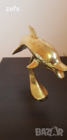 Уникални месингови делфини, снимка 3 - Арт сувенири - 27106880