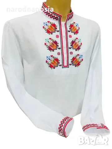 МЪЖКА РИЗА С БРОДИРАНА ШЕВИЦА - Модел 29, снимка 4 - Други - 48804803
