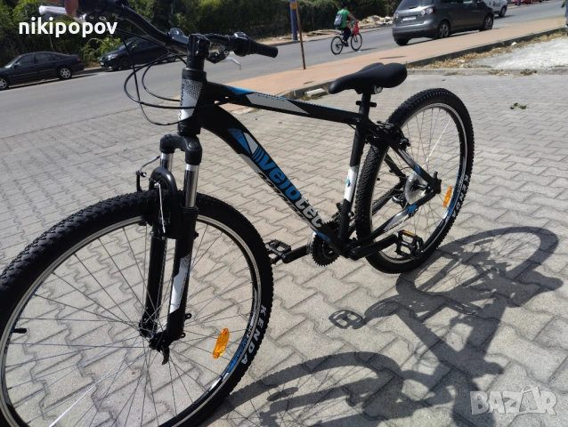 SPRINT Алуминиев велосипед 29" Velotec PRO черен/син, снимка 7 - Велосипеди - 53563910
