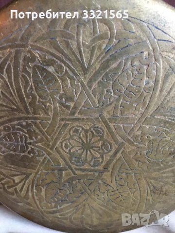 Старо месингово огледало, снимка 3 - Антикварни и старинни предмети - 40877387