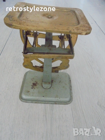 № 8245 Ретро антикварна механична везна , снимка 7 - Антикварни и старинни предмети - 51629129